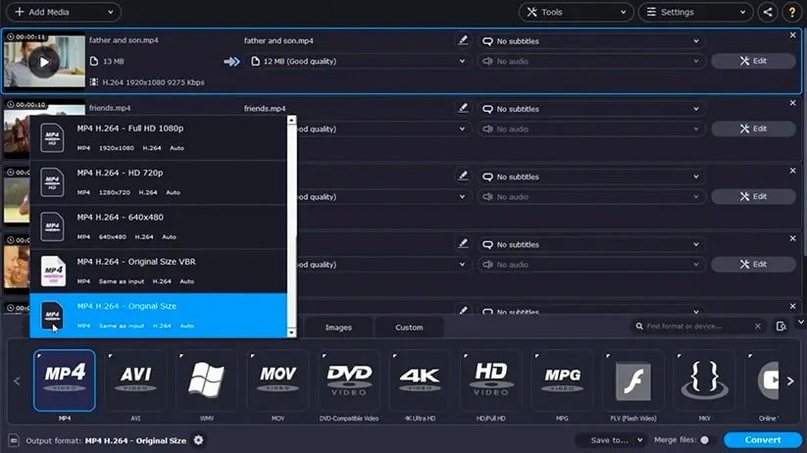 Movavi Video Suite: view #2 Movavi Video Suite layout 2