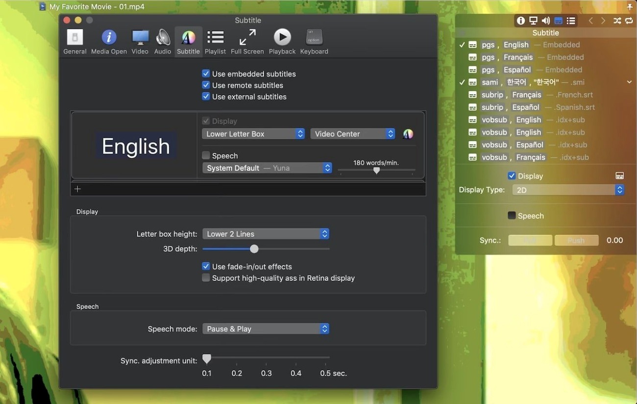 Movist Pro: view #4 Movist Pro layout 4