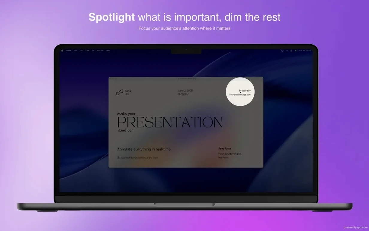 View 6 of 8: Presentify Presentify panel 6