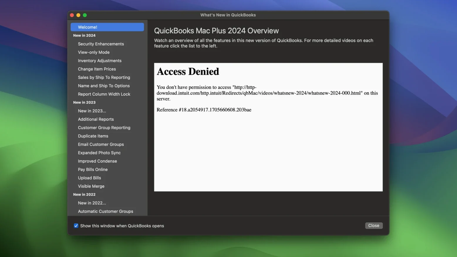 View 2 of 2: QuickBooks Mac Plus QuickBooks Mac Plus panel 2