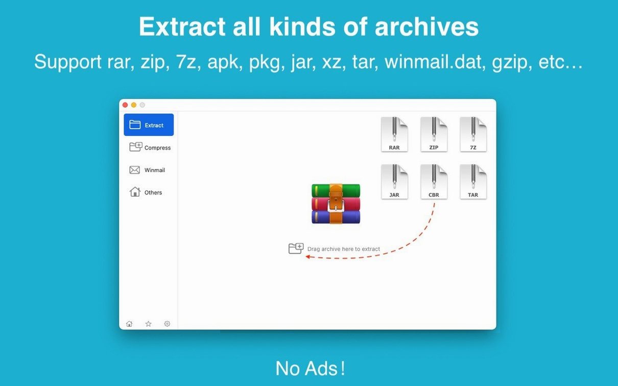 RAR Extractor: view #4 RAR Extractor layout 4