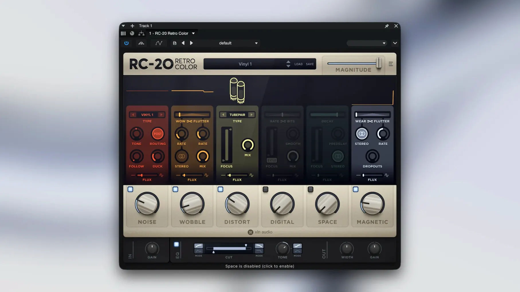 RC-20 Retro Color: view #1 rc-20 retro color crack mac: overview screen