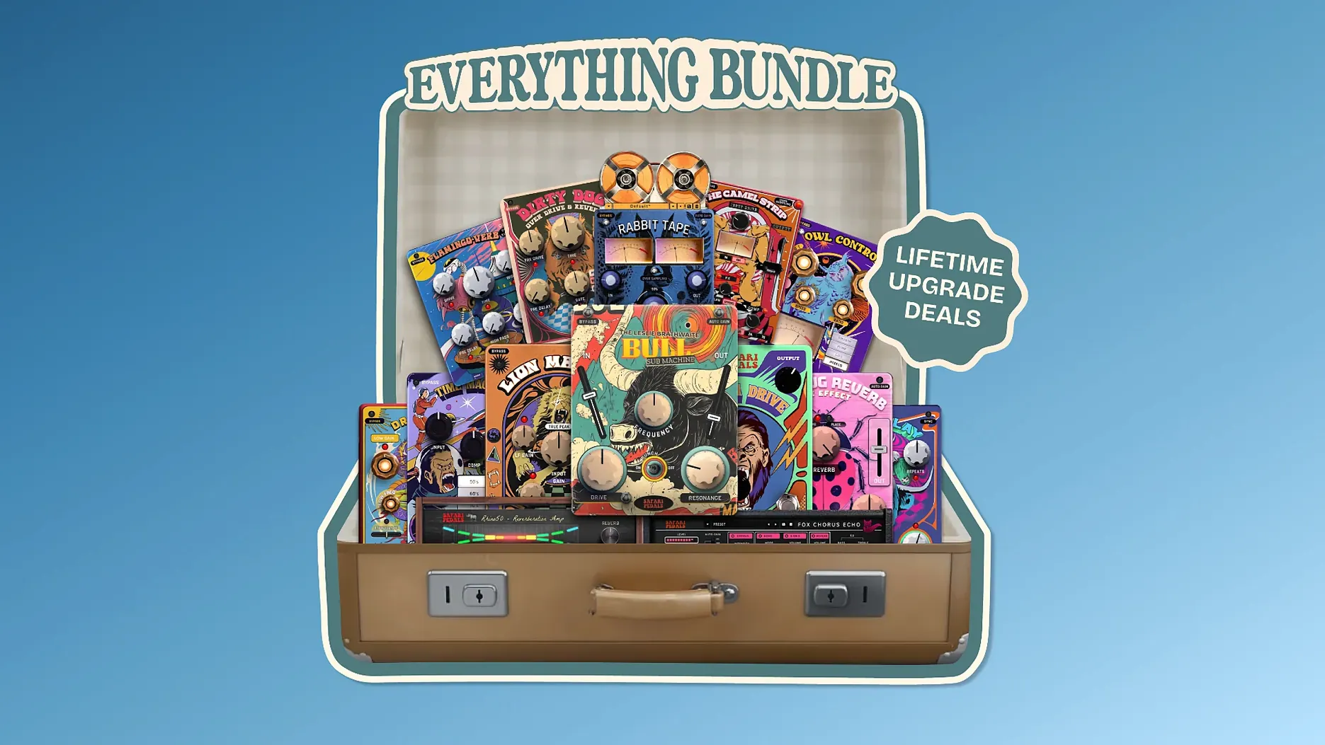 Safari Pedals Everything Bundle: view #1 safari pedals keygen — welcome screen
