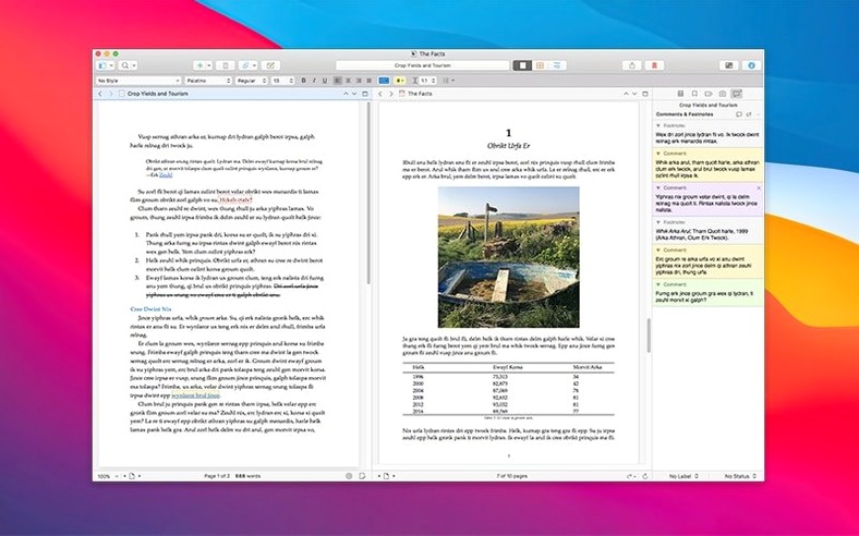 View 3 of 4: Scrivener Scrivener panel 3