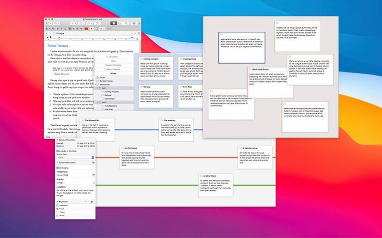 View 4 of 4: Scrivener Scrivener panel 4