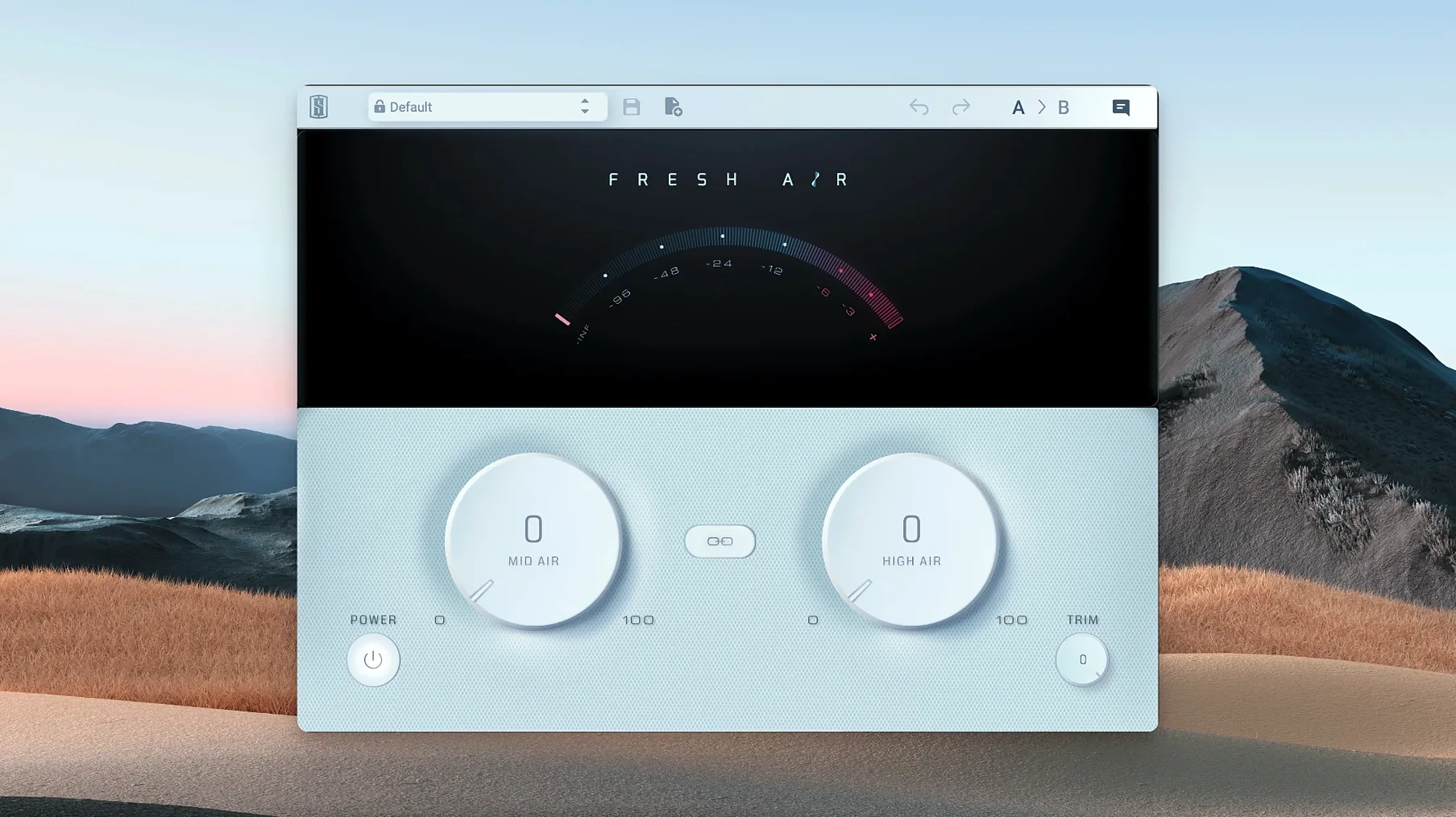 Slate Digital Fresh Air: view #1 fresh air plugin torrent — welcome screen