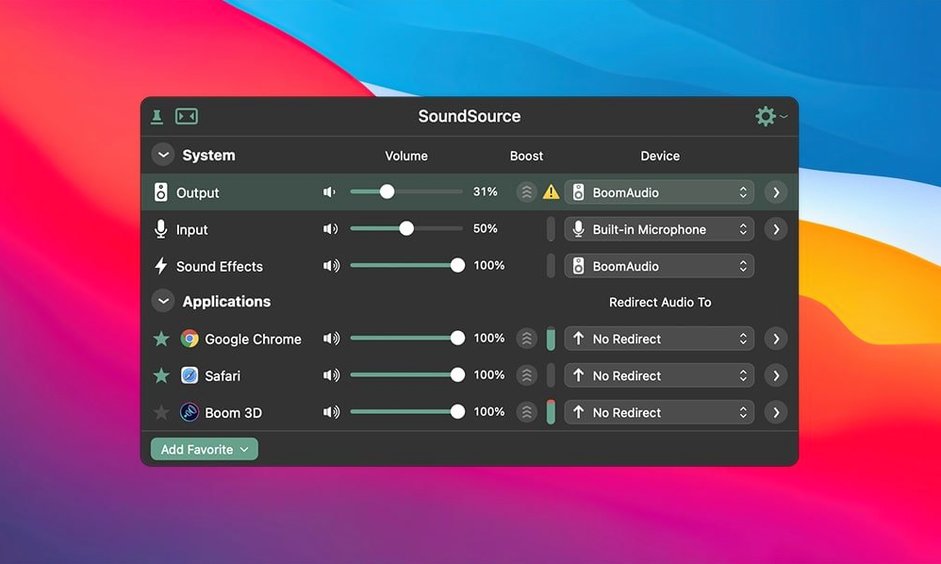 SoundSource: view #2 SoundSource layout 2