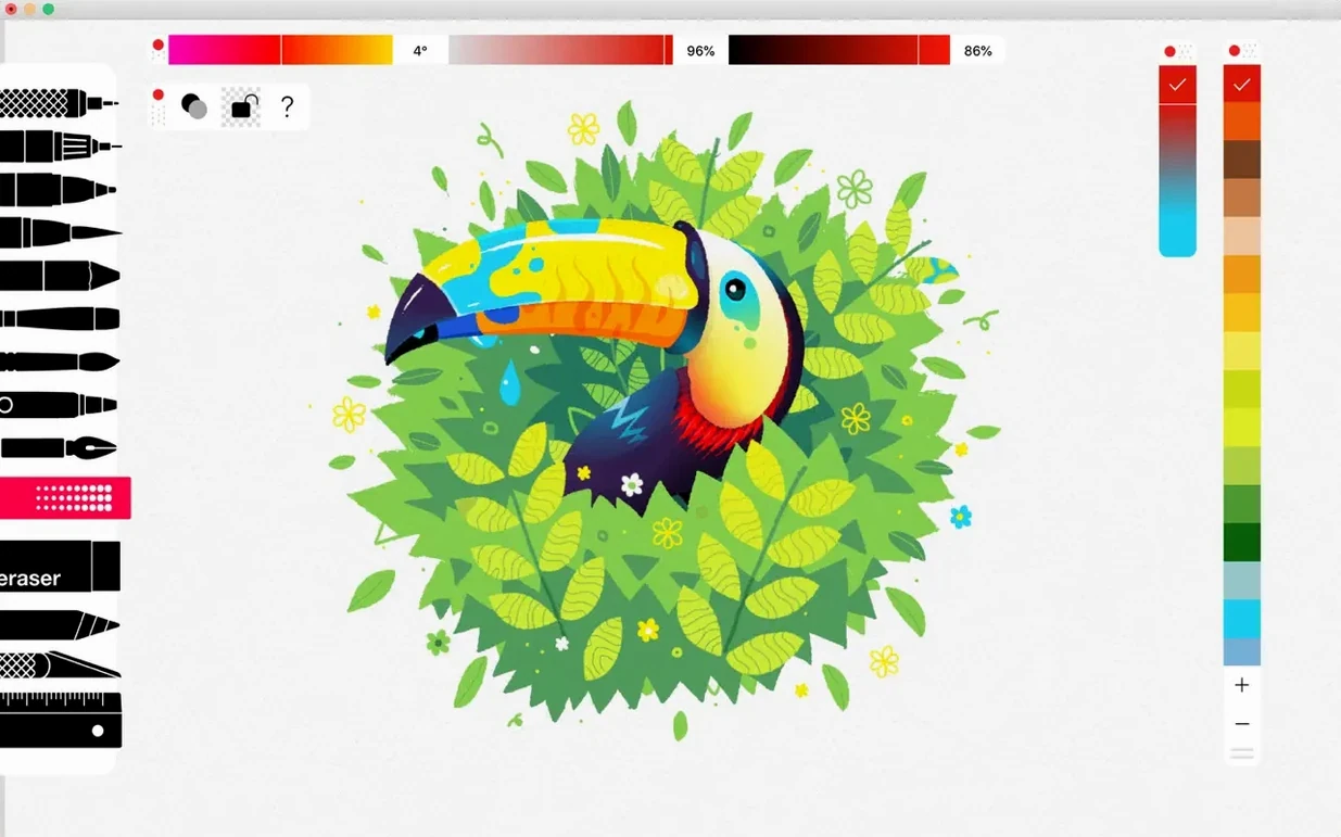 Tayasui Sketches Pro: view #1 download tayasui sketches pro for mac — welcome screen