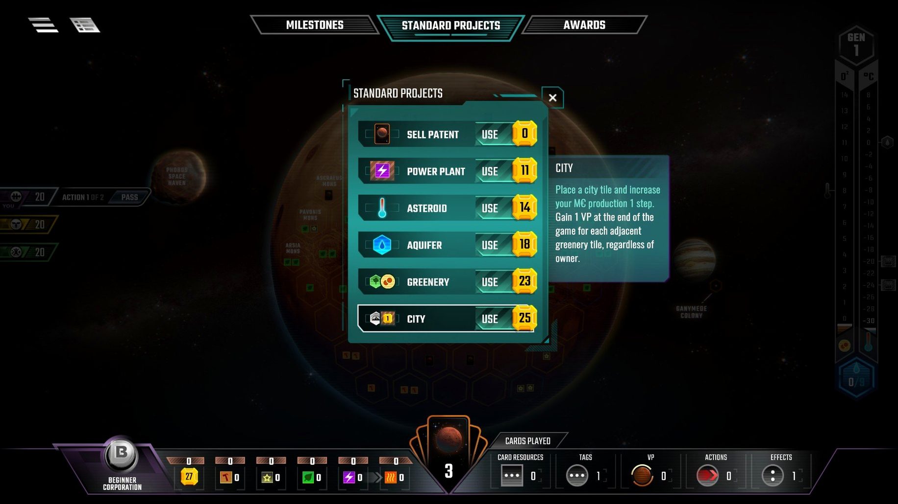 View 3 of 4: Terraforming Mars Terraforming Mars panel 3