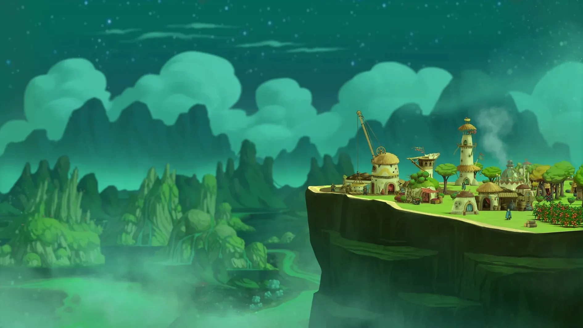 View 1 of 4: The Wandering Village the wandering village mac full version: overview screen