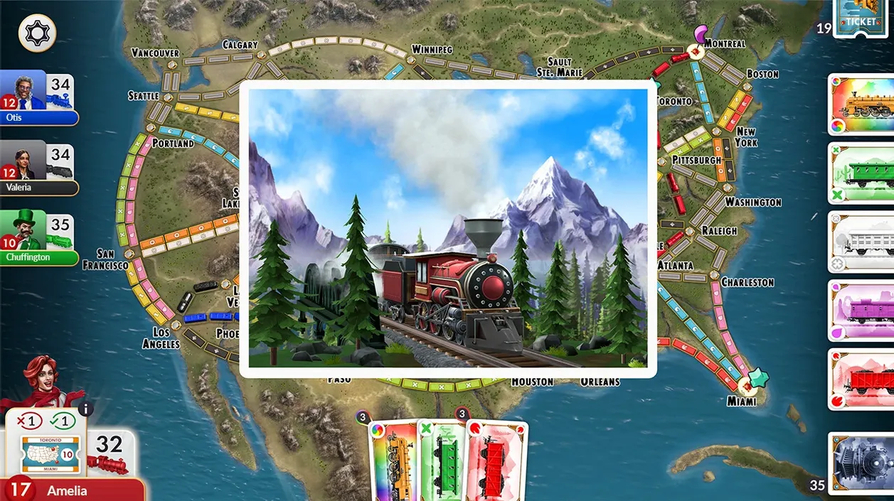View 2 of 4: Ticket to Ride Ticket to Ride panel 2