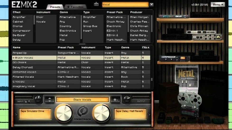 View 1 of 1: Toontrack EZmix Bundle ezmix 3 free download: overview screen
