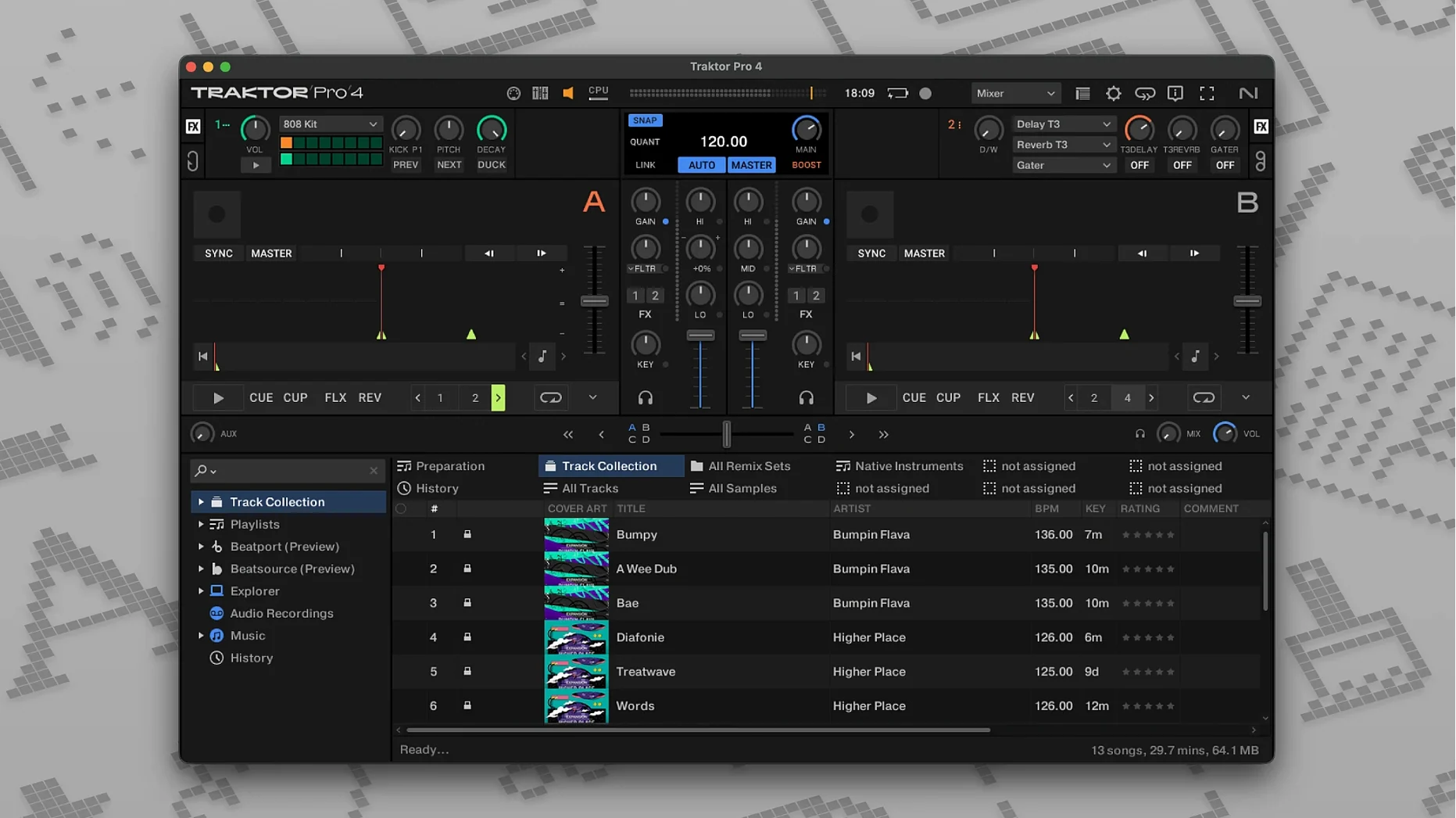 Traktor Pro: view #2 Traktor Pro layout 2
