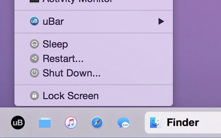uBar: view #4 uBar layout 4