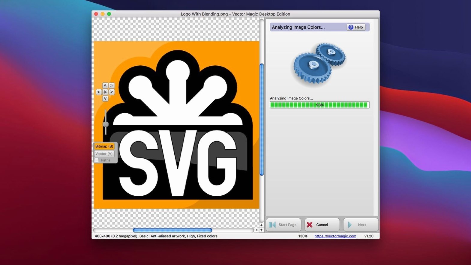 Vector Magic: view #3 Vector Magic layout 3