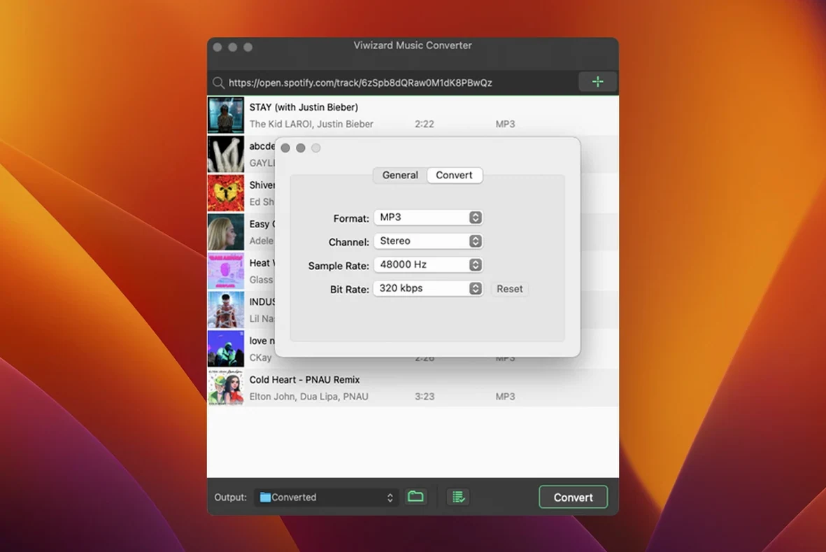 ViWizard Spotify Music Converter: view #2 ViWizard Spotify Music Converter layout 2