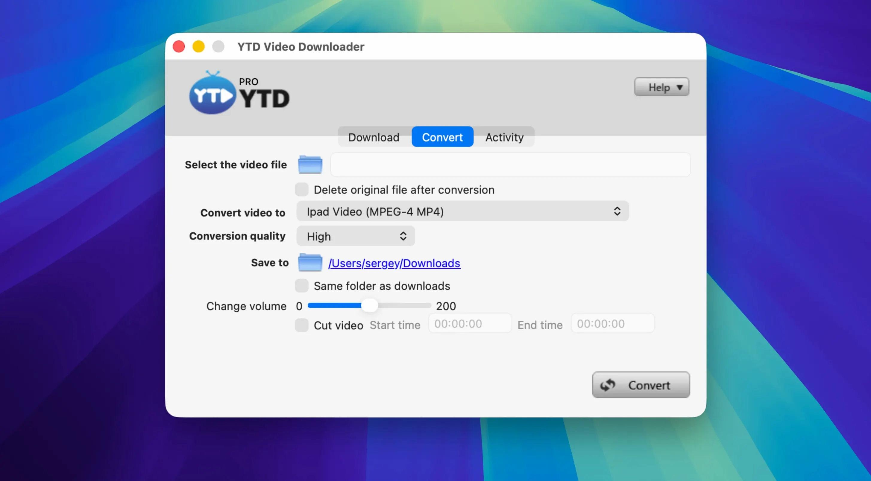 YTD Video Downloader PRO: view #2 YTD Video Downloader PRO layout 2